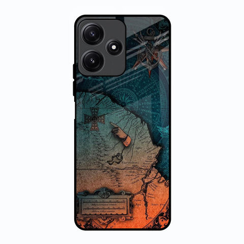 Geographical Map Glossy Case for Poco M6 Pro 5G