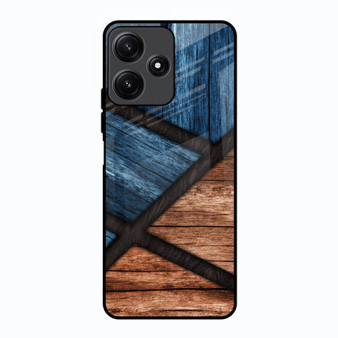 Wooden Tiles Glossy Case for Poco M6 Pro 5G