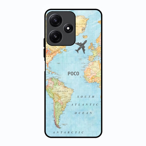 Fly Around The World Glossy Case for Poco M6 Pro 5G