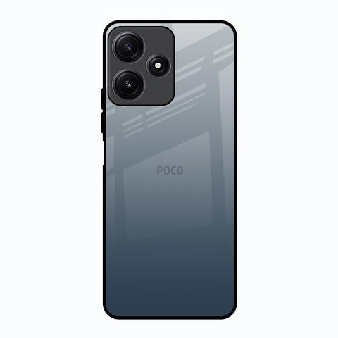 Smokey Grey Color Glossy Case For Poco M6 Pro 5G