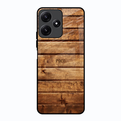 Wooden Planks Glossy Case for Poco M6 Pro 5G