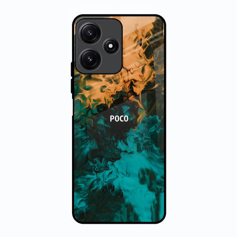 Watercolor Wave Glossy Case for Poco M6 Pro 5G