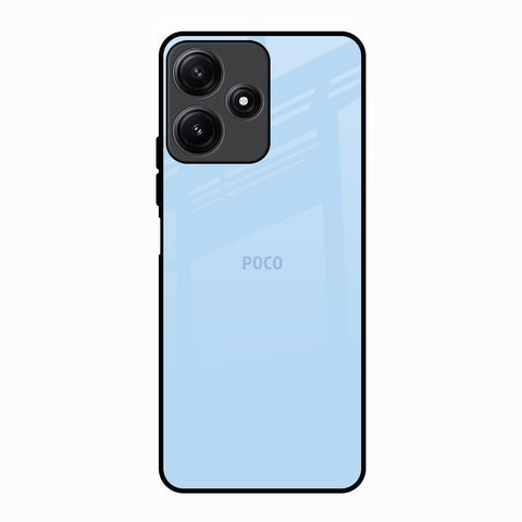 Pastel Sky Blue Glossy Case for Poco M6 Pro 5G
