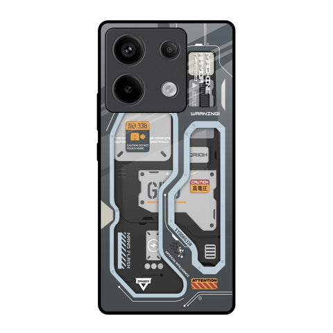 Retro Futuristic Glossy Case for Redmi Note 13 Pro 5G