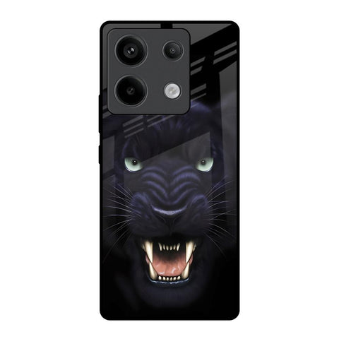 Angry Black Leopard Glossy Case for Redmi Note 13 Pro 5G