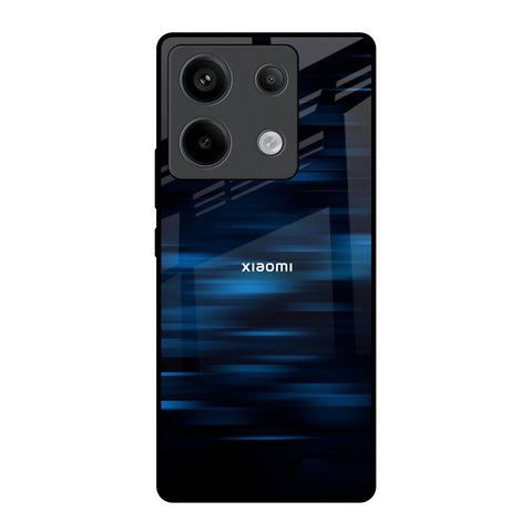 Blue Rough Abstract Glossy Case for Redmi Note 13 Pro 5G
