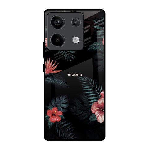 Tropical Art Flower Glossy Case for Redmi Note 13 Pro 5G