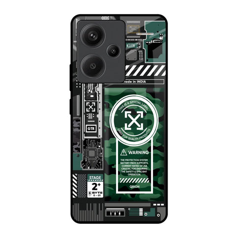 Green Camo Circuit Glossy Case for Redmi Note 13 Pro Plus 5G