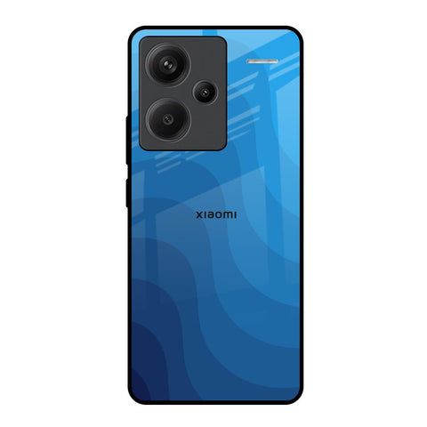 Blue Wave Abstract Glossy Case for Redmi Note 13 Pro Plus 5G