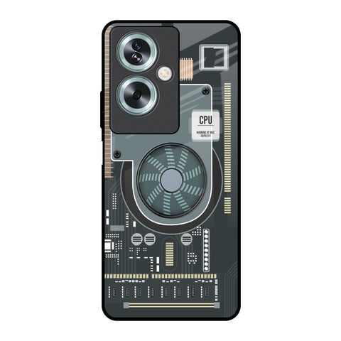 Motherboard Circuit Glossy Case for Oppo A79 5G