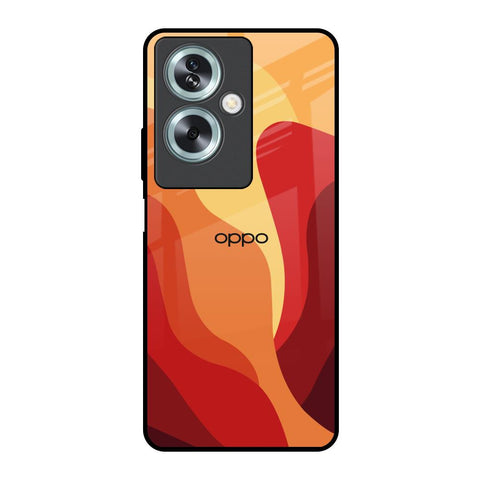 Magma Color Pattern Glossy Case for Oppo A79 5G