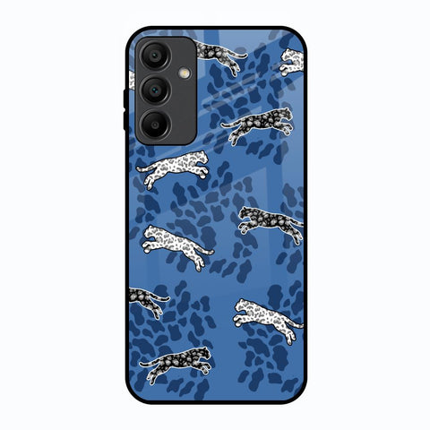 Blue Cheetah Glossy Case for Samsung Galaxy A15 5G