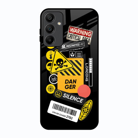 Danger Signs Glossy Case for Samsung Galaxy A15 5G