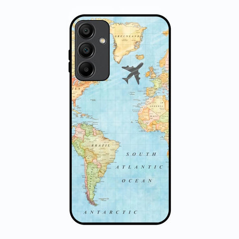 Travel Map Glossy Case for Samsung Galaxy A15 5G