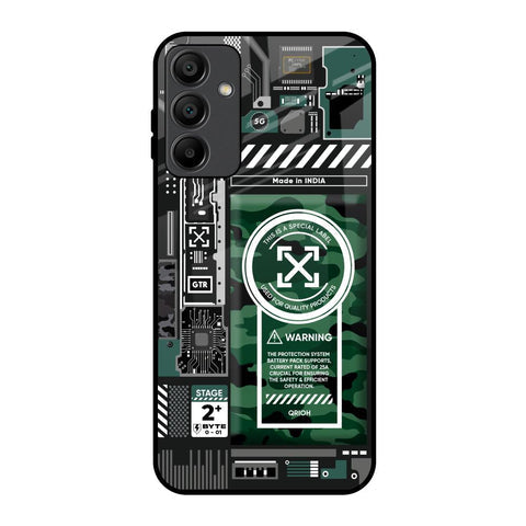 Green Camo Circuit Glossy Case for Samsung Galaxy A15 5G