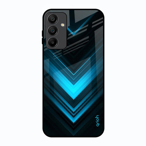 Vertical Blue Arrow Glossy Case For Samsung Galaxy A15 5G