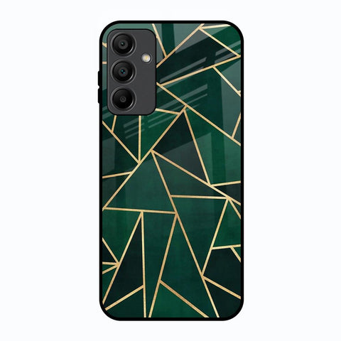 Abstract Green Glossy Case For Samsung Galaxy A15 5G