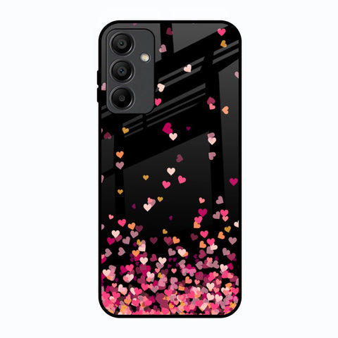 Heart Rain Fall Glossy Case For Samsung Galaxy A15 5G