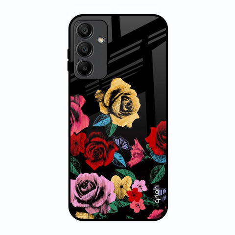 Floral Decorative Glossy Case For Samsung Galaxy A15 5G