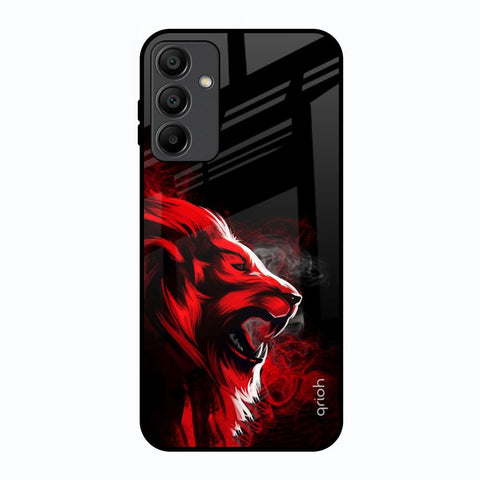 Red Angry Lion Glossy Case for Samsung Galaxy A15 5G