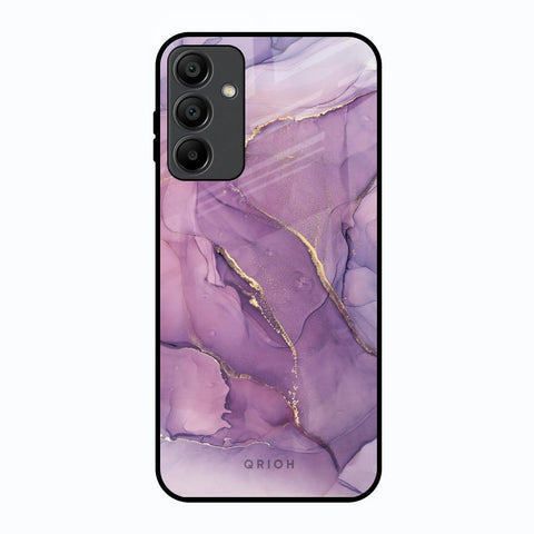 Purple Gold Marble Glossy Case for Samsung Galaxy A15 5G