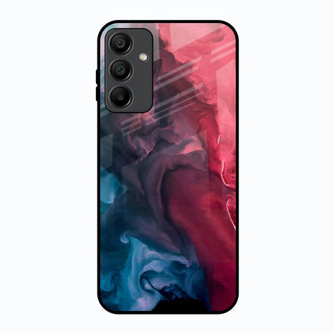 Blue & Red Smoke Glossy Case for Samsung Galaxy A15 5G