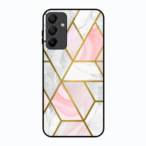 Geometrical Marble Glossy Case for Samsung Galaxy A15 5G
