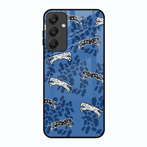 Blue Cheetah Glossy Case for Samsung Galaxy A25 5G