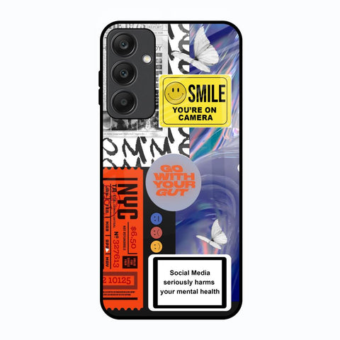 Smile for Camera Glossy Case for Samsung Galaxy A25 5G