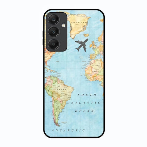 Travel Map Glossy Case for Samsung Galaxy A25 5G