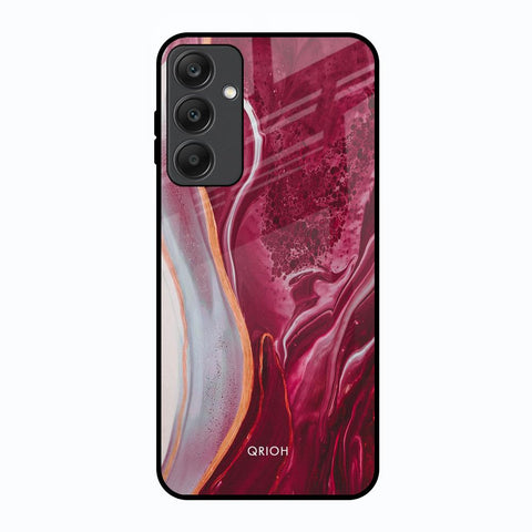 Crimson Ruby Glossy Case for Samsung Galaxy A25 5G