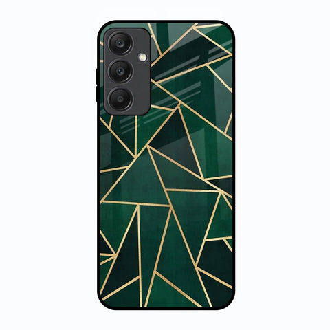 Abstract Green Glossy Case For Samsung Galaxy A25 5G