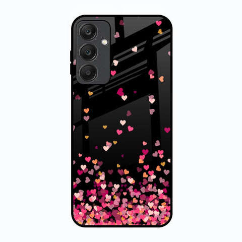 Heart Rain Fall Glossy Case For Samsung Galaxy A25 5G