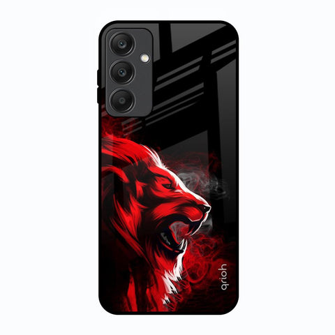 Red Angry Lion Glossy Case for Samsung Galaxy A25 5G