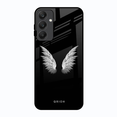 White Angel Wings Glossy Case for Samsung Galaxy A25 5G
