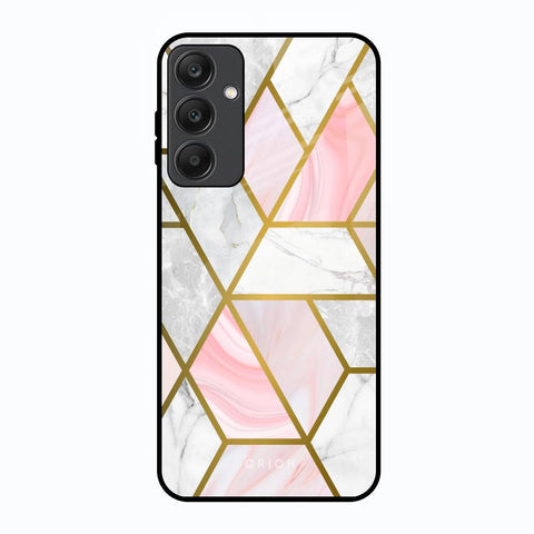 Geometrical Marble Glossy Case for Samsung Galaxy A25 5G