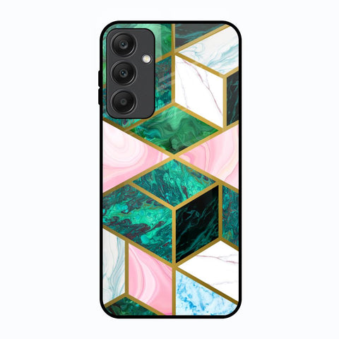 Seamless Green Marble Glossy Case for Samsung Galaxy A25 5G