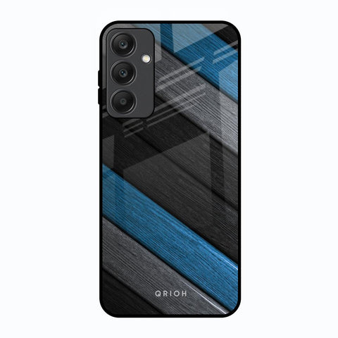 Multicolor Wooden Effect Glossy Case for Samsung Galaxy A25 5G