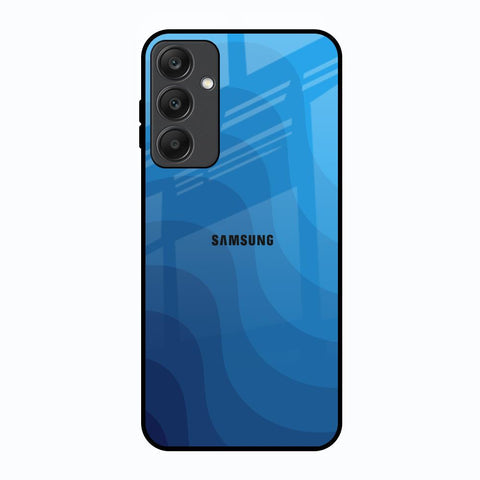 Blue Wave Abstract Glossy Case for Samsung Galaxy A25 5G