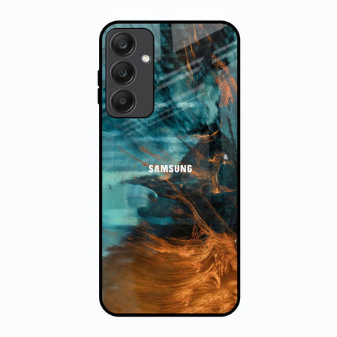 Golden Splash Glossy Case for Samsung Galaxy A25 5G