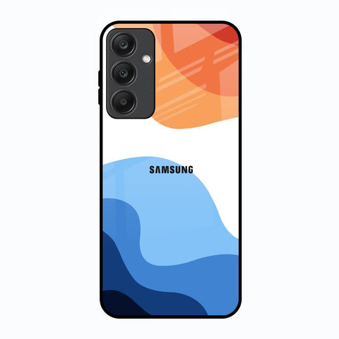 Wavy Color Pattern Glossy Case for Samsung Galaxy A25 5G