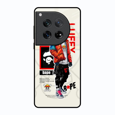 Bape Luffy Glossy Case for Oneplus 12