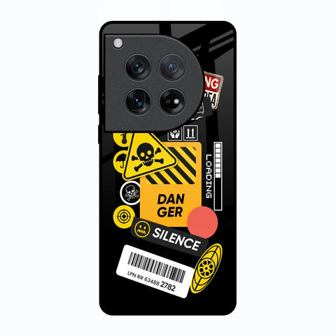 Danger Signs Glossy Case for Oneplus 12