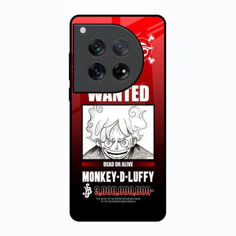 Luffy Wanted Glossy Case for Oneplus 12