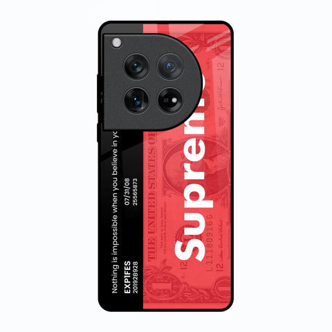 Supreme Ticket Glossy Case for Oneplus 12