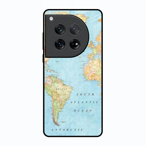 Travel Map Glossy Case for Oneplus 12