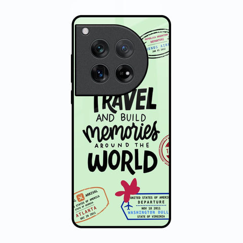 Travel Stamps Glossy Case for Oneplus 12