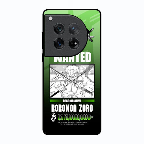 Zoro Wanted Glossy Case for Oneplus 12