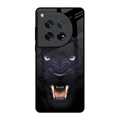 Angry Black Leopard Glossy Case for Oneplus 12