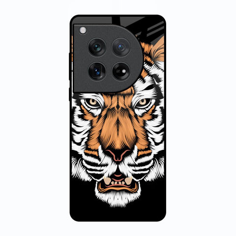 Angry Tiger Glossy Case For Oneplus 12